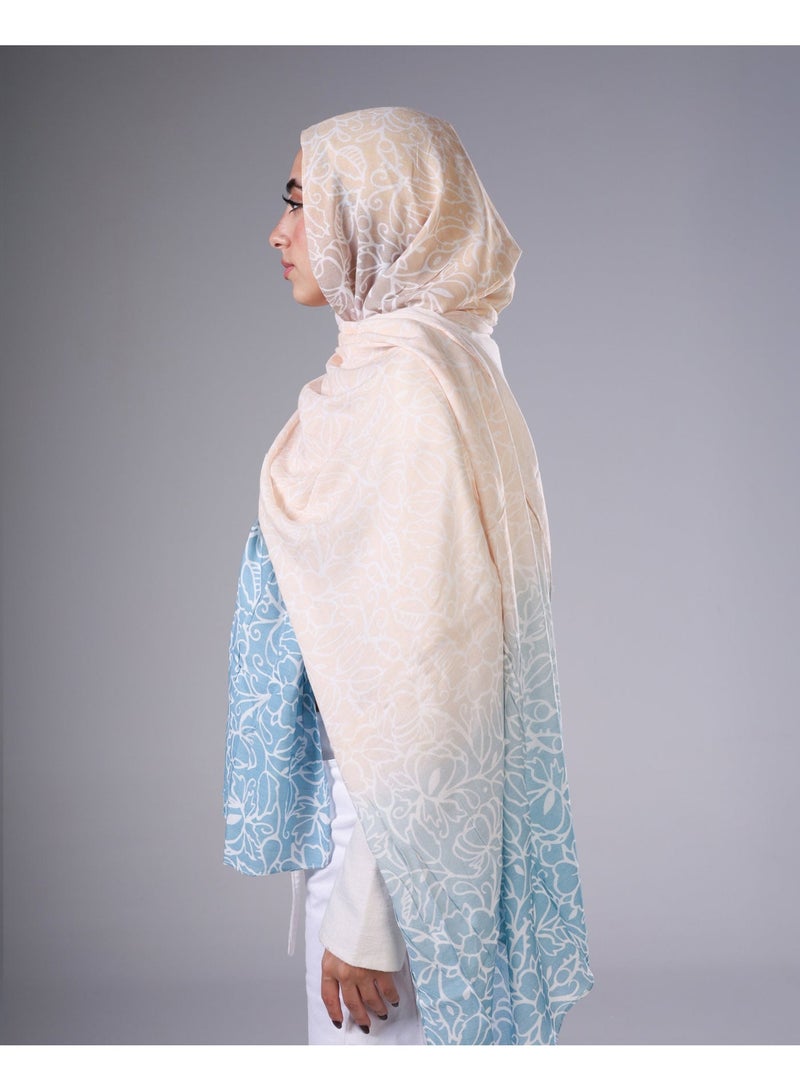 Lavezzi Floral Modal Hijab – Soft Breathable Long Scarf for Women – Lightweight Modest Fashion Headscarf – Elegant Everyday Hijab Shawl (3) - Image 2